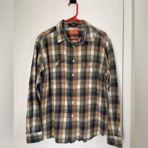 Green Brown Checkered Flannel | Cozy and Warm